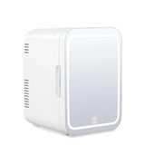 Cooseon 4L Mini Mirror Fridge, Beauty Makeup Skincare Refrigerator