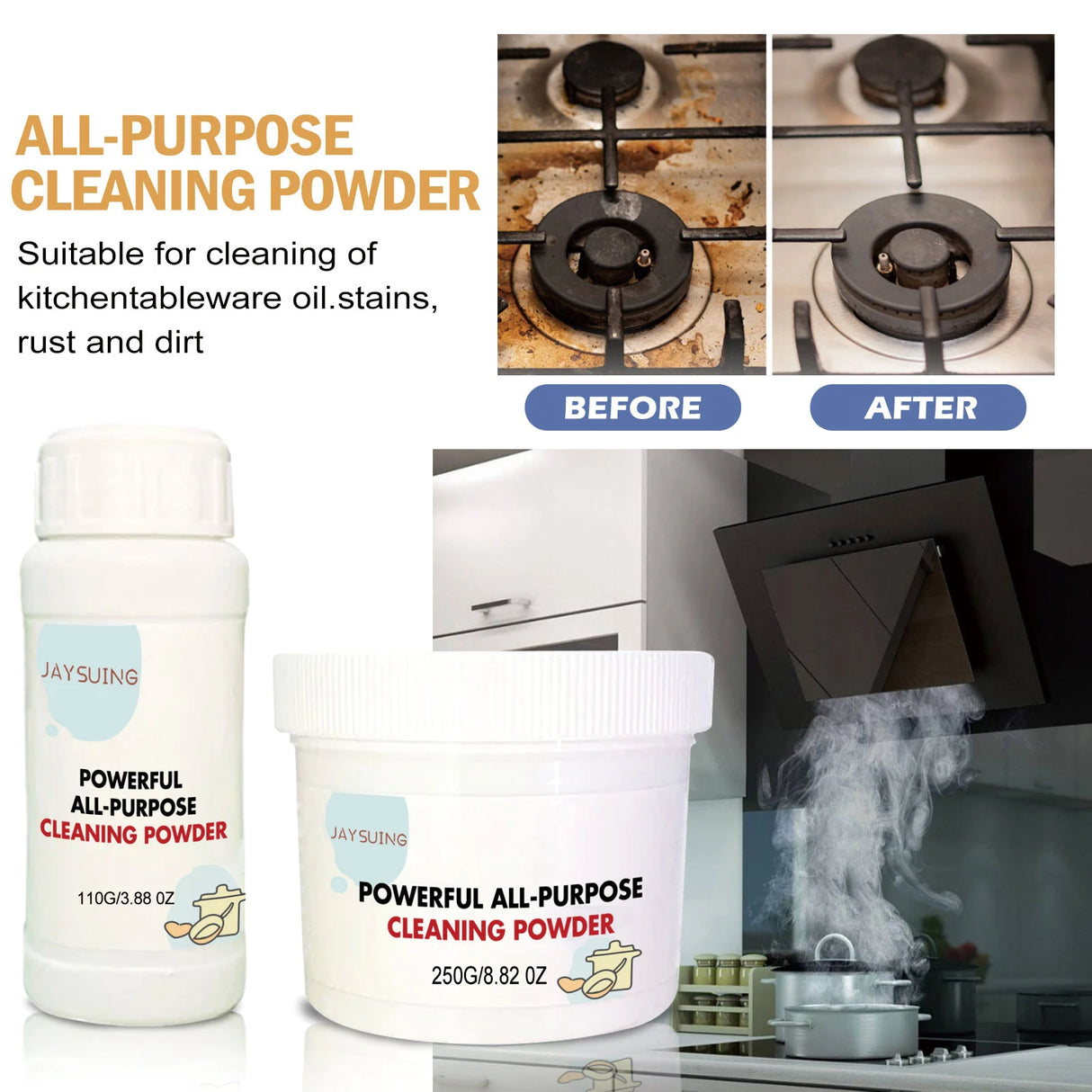 Powerful All-Purpose Instant Cleaning Powder