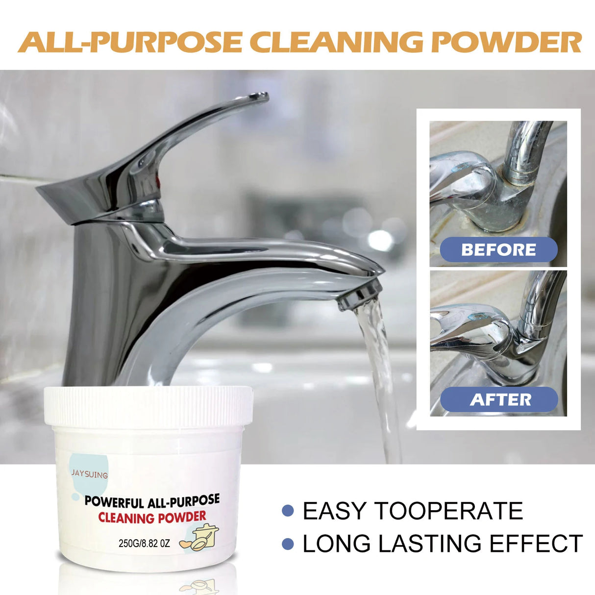 Powerful All-Purpose Instant Cleaning Powder