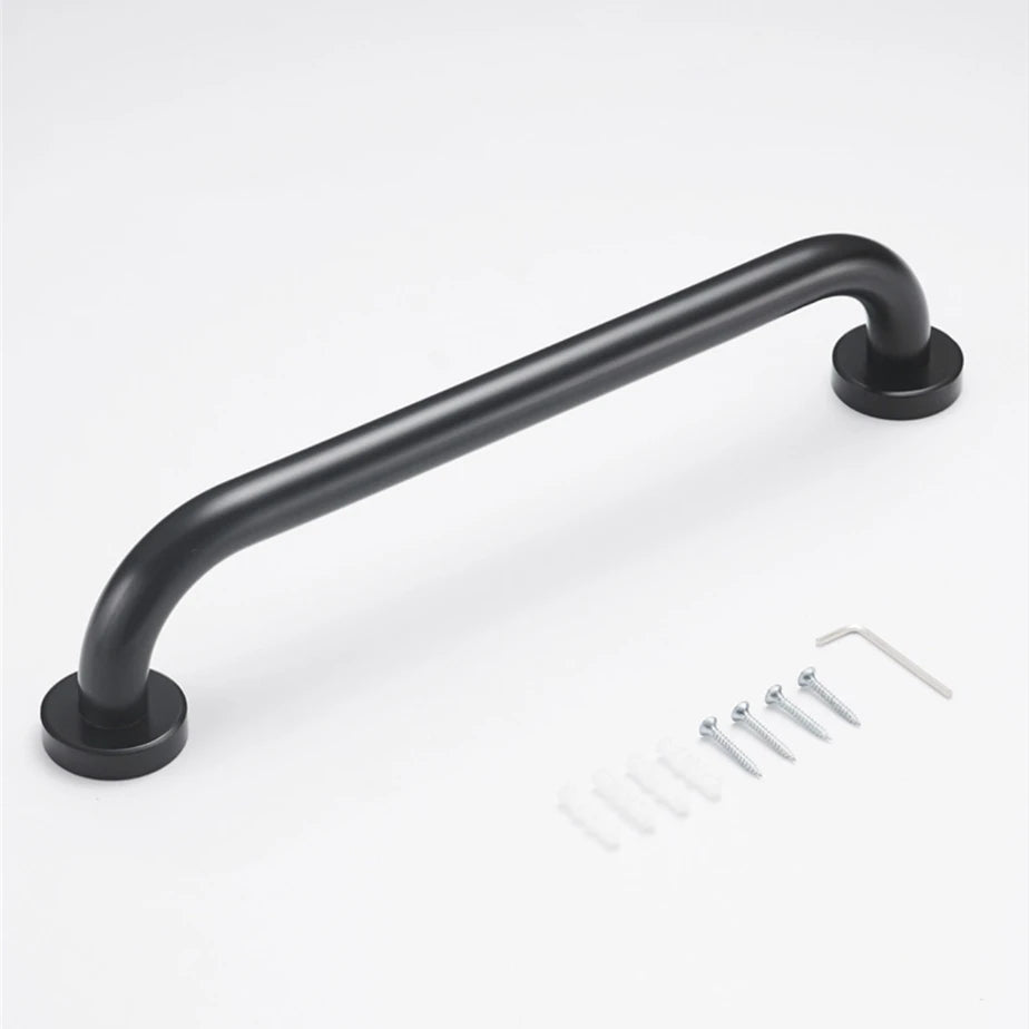 Bathroom Safety Grab Bar - Black/White Aluminum Barrier-free Handrail