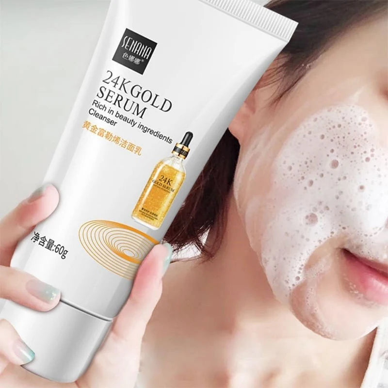 Gold Fullerene Whitening Facial Cleanser