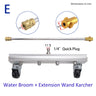 Pressure Washer Aluminum Water Broom Ground Cleaning Pressure Washer