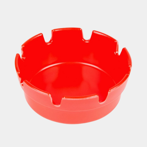 Ashtray Plastic – Red 96/cs