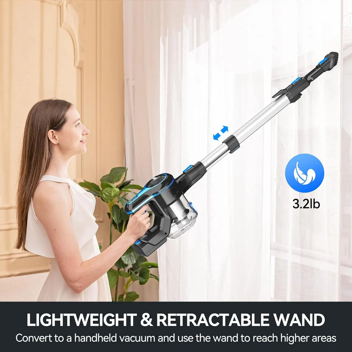 12Kpa Inse N5 Handheld Household Wireless Vacuum Cleaner