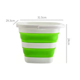 Square Silicone Folding Bucket - Large Capacity Portable Outdoor Multi-purpose Bucket