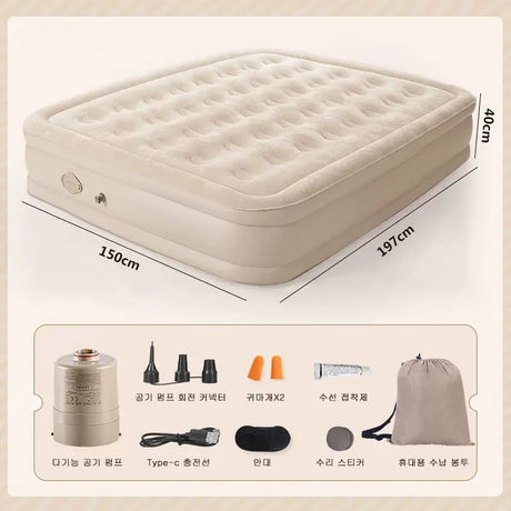 Inflatable Air Mattress - Interior Air Mattress Glamping Mats