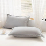 Pair of Washable Luxury Pillowcases, Single Silk Pillowcase Set, 48cm X 74cm