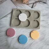 Round Silicone Aromatherapy Wax Molds