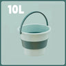 5/10L Folding Portable Bucket with Cover - Silicone Outdoor Bucket