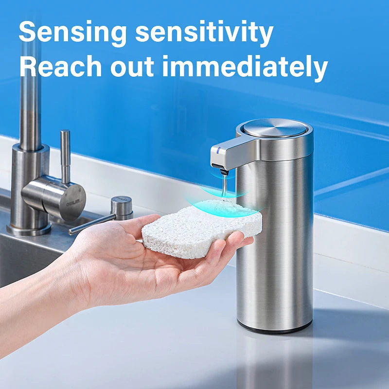 Automatic Liquid Soap Dispensers - 304 Stainless Steel Touchless Induction Sensor