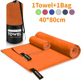 1 PC Sports Microfiber Quick Dry Pocket Towel