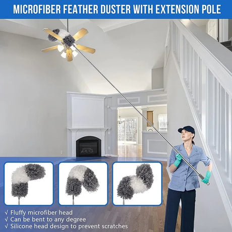 Microfiber duster - Duster Brush Microfiber Duster Extendable Gap Dust Tools