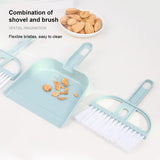 Mini Cleaning Brush - Blue Mini Desktop Pet Mini Broom Set