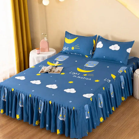 Cotton bedspread - Bedding Set Home Textile Cotton Bedspread Elastic Fitted Mattress Cover