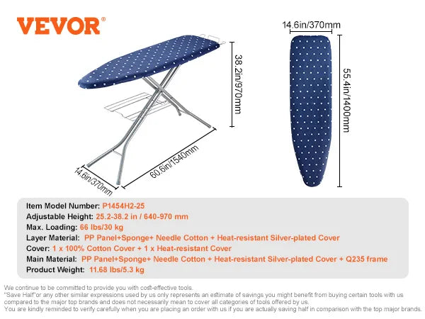 VEVOR Full Size Ironing Boards