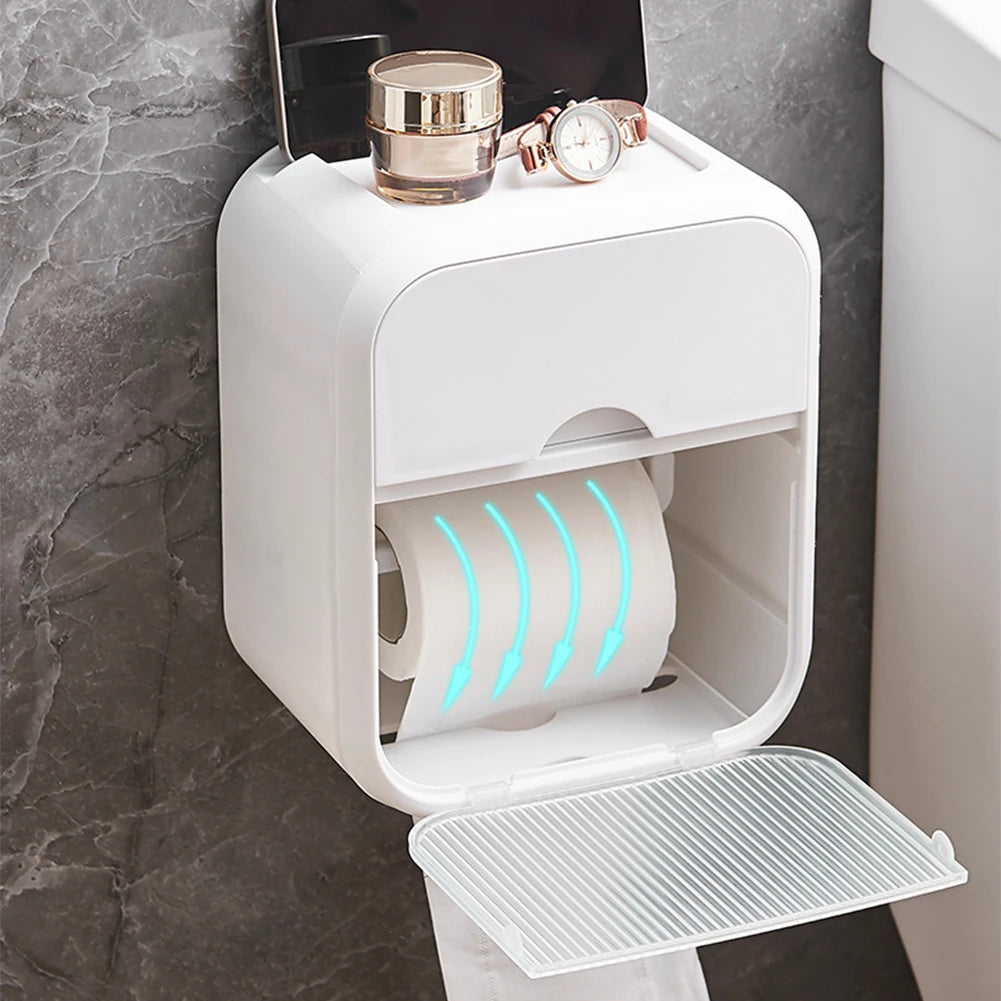 Wall-Mounted Double Tissue Dispenser