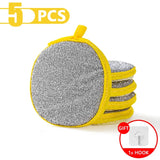 Dishwashing Sponge - Reusable Washable Sponges Double Side Magic Sponge