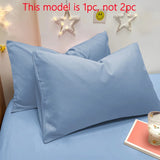 1 Piece Of Matte Solid Color Pillowcase, Bedroom Pocket Sealed Soft Pillowcase & Bedding