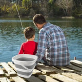 Square Silicone Folding Bucket - Large Capacity Portable Outdoor Multi-purpose Bucket