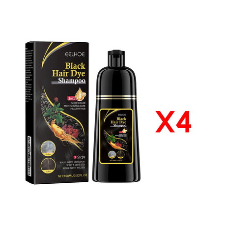 EELHOE Natural Plant Hair Dye Shampoo - 3 in 1 Hair Color Shampoo 100ml