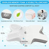 Pulatree Odorless Orthopedic Pillow For Neck And Shoulder Pain