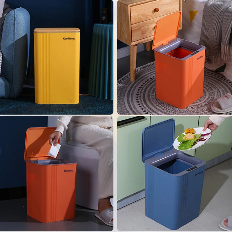 Waterproof Sensor Trash Can with LED Light