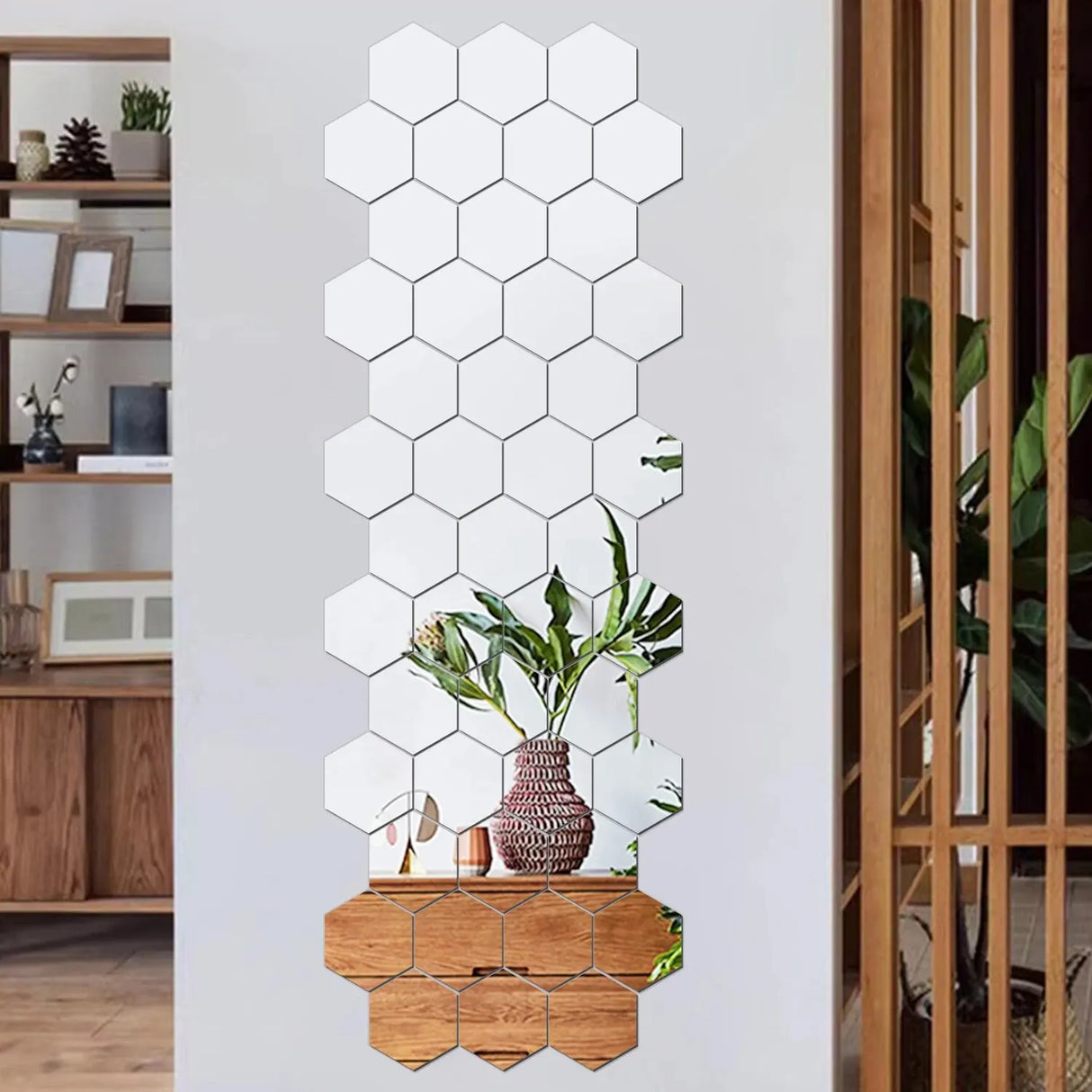 Hexagonal Wall Stickers for DIY Home Decor