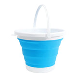 Silicone bucket - 5/10L Silicone Bucket for Fishing Promotion Folding Bucket