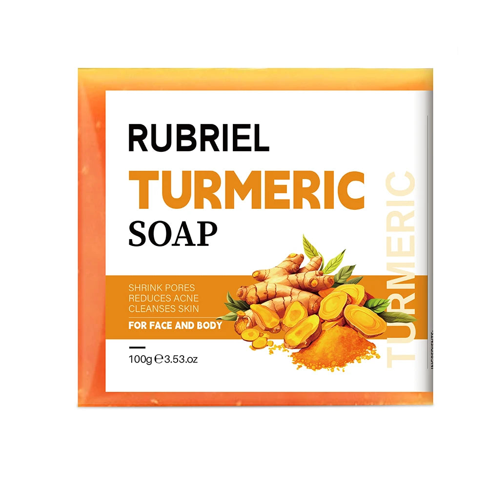 Original Turmeric Soap For Dark Spot - Skin Whitening Facial Body Hand Make Soap Bar 100g