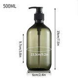 Large Capacity Refillable Shampoo Bottles