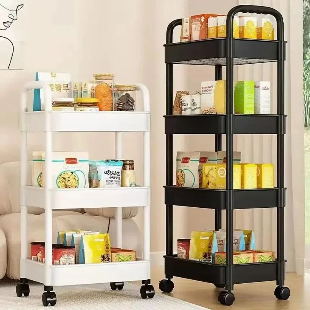 Multi-Layer Trolley Storage Rack