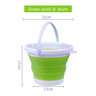 Portable folding bucket - 5/10L Portable Folding Bucket for Washing Outdoor