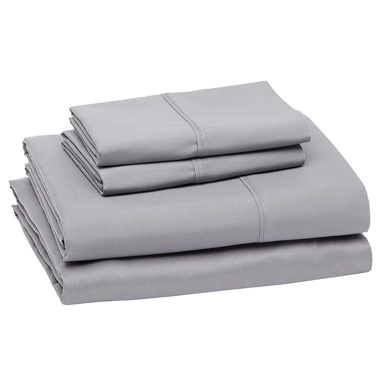 Battilo Double Bed Sheet Set - 4Pieces Bedding Set with Pillowscase