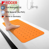 Non slip bath mats - RIDDER Bath Mat with Suction Cup and Drain Hole