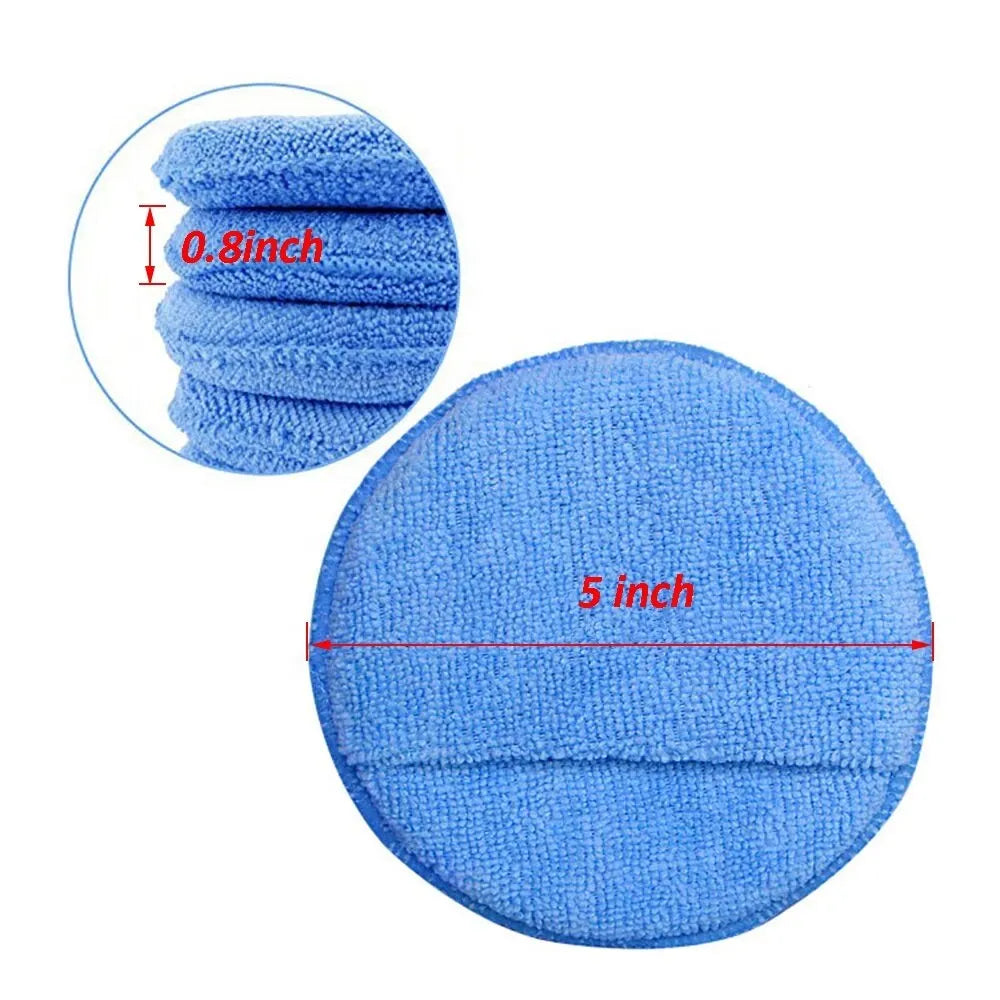 Microfiber Wax Towel - 10 Pcs Microfiber Ultra-Soft Polishing Wax Towel