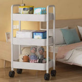 Household Multi-layer Small Cart Storage Rack - Floor To Floor Storage Rack With Wheels