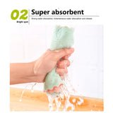 Microfiber kitchen cloth - 10pcs Microfiber Towel Absorbent Kitchen Cleaning Cloth