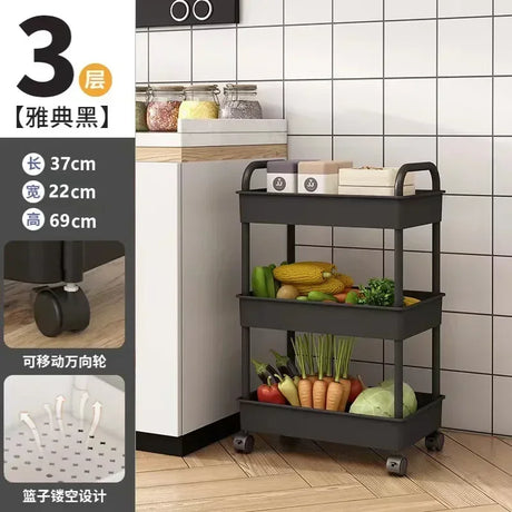 Multi-Layer Trolley Storage Rack