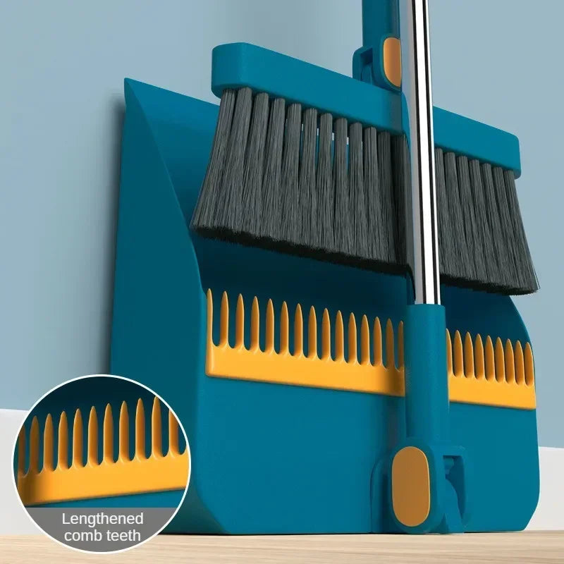 Broom dustpan set - Household Brushs Magic Folding Non Stick Hair Sweeping Tool