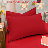 1 Piece Of Matte Solid Color Pillowcase, Bedroom Pocket Sealed Soft Pillowcase & Bedding