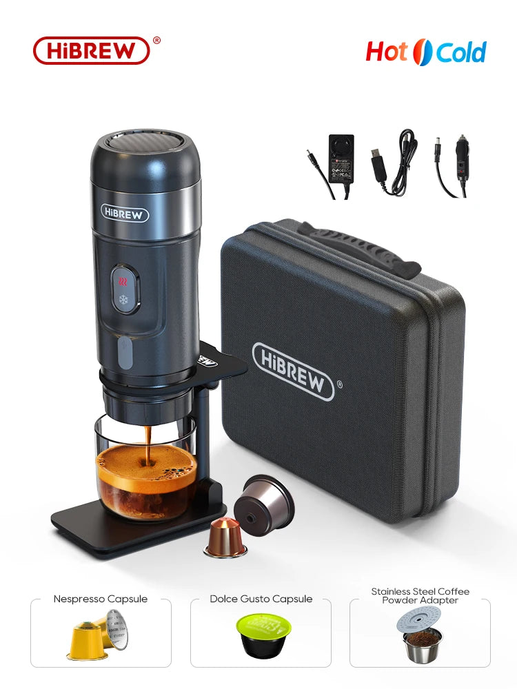 HiBREW Portable Coffee Machine, DC12V Expresso Coffee Maker