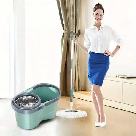 Automatic spin mop - New Automatic Bucket And Mop With Spin