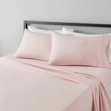 Battilo Double Bed Sheet Set - 4Pieces Bedding Set with Pillowscase