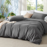 Bedsure Duvet Cover - Polyester & Rayon Derived from Bamboo Cooling Duvet Cover Set