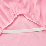 1pc Plain Dyed Solid Color Bed Skirt with Elastic