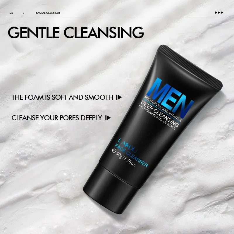 LAIKOU Men's Moisturizing Face Cleanser