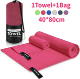 1 PC Sports Microfiber Quick Dry Pocket Towel