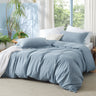 Bedsure Duvet Cover - Polyester & Rayon Derived from Bamboo Cooling Duvet Cover Set