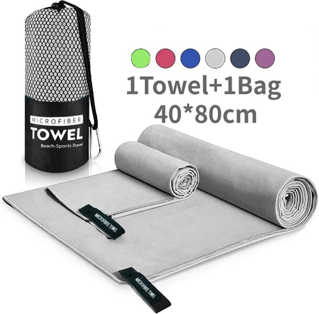 1 PC Sports Microfiber Quick Dry Pocket Towel