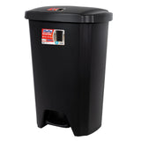 12.1 Gallon Trash Can - Plastic Step on Kitchen Trash Can